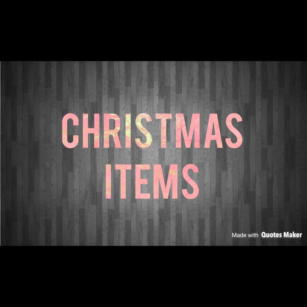 Christmas Items